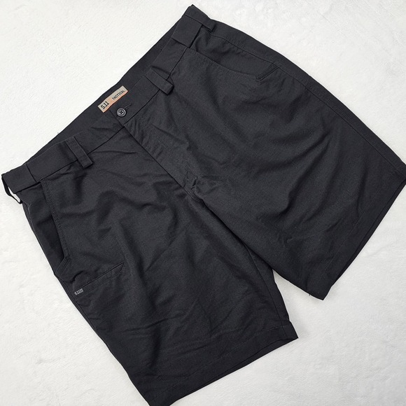 5.11 Tactical Other - 5.11 Tactical Mens 40W Fast-Tac Urban Black Shorts Ripstop Utility Hiking